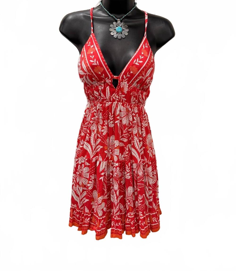 NEW ANGIE women's lilo mini dress in red